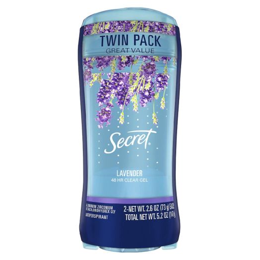 Secret Clear Gel Antiperspirant and Deodorant Lavender