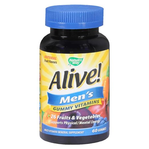 Nature's Way Alive! Men's Gummies Vitamins Fruit