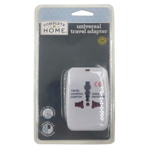 Complete Home Travel Adapter Black