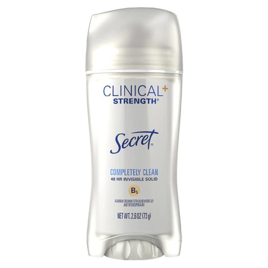 Secret Clinical Strength Invisible Solid Antiperspirant Deodorant Completely Clean