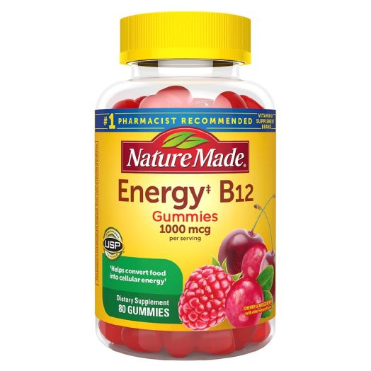 Nature Made Energy B12 1000 mcg Gummies Cherry & Mixed Berries