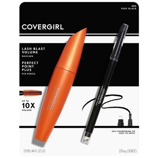 CoverGirl LashBlast Volume Mascara & Perfect Point Pencil Very Black