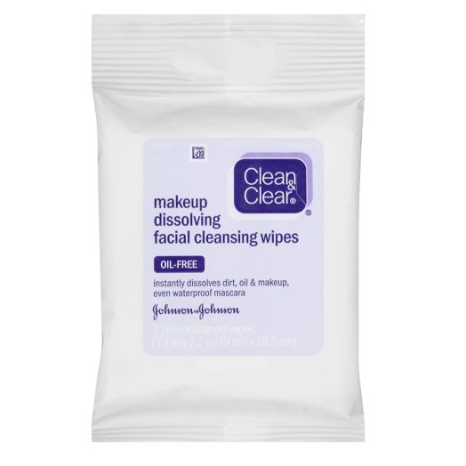 Clean & Clear Makeup Dissolving Facial Cleansing Wipes
