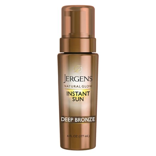 Jergens Instant Sun Deep Bronze Self Tan Mousse Unscented White