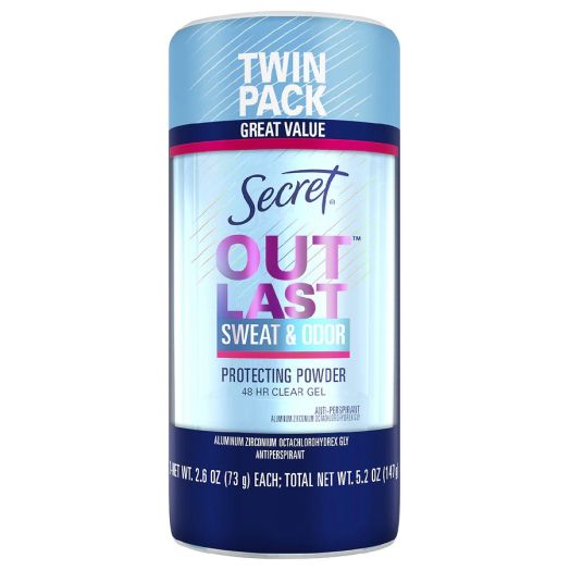 Secret Outlast Clear Gel Antiperspirant and Deodorant Protecting Powder