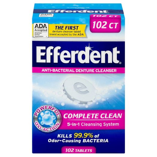 Efferdent Anti-Bacterial Denture Cleanser