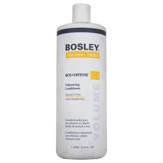 Bosley Professional Strength Bos-Defense Volumizing Conditioner, Normal To Fine Color-Treated Hair