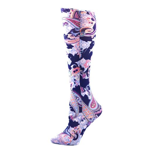 Celeste Stein 15-20mmHg Mosaic Paisley Therapeutic Compression Socks
