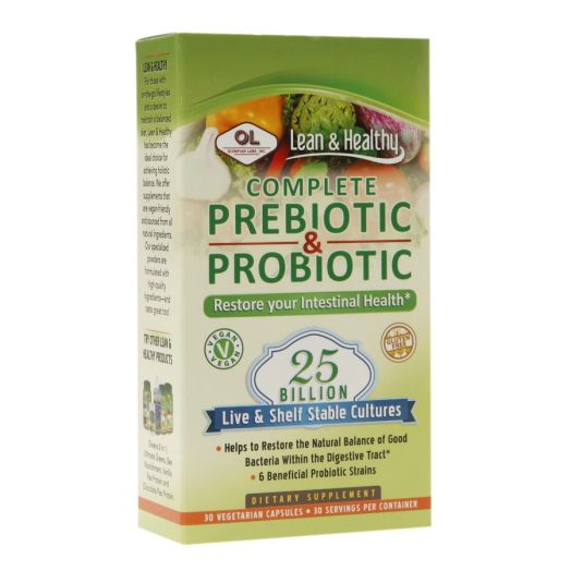 Olympian Labs Lean & Healthy Complete Prebiotic & Probiotic 25 Billion, Capsules