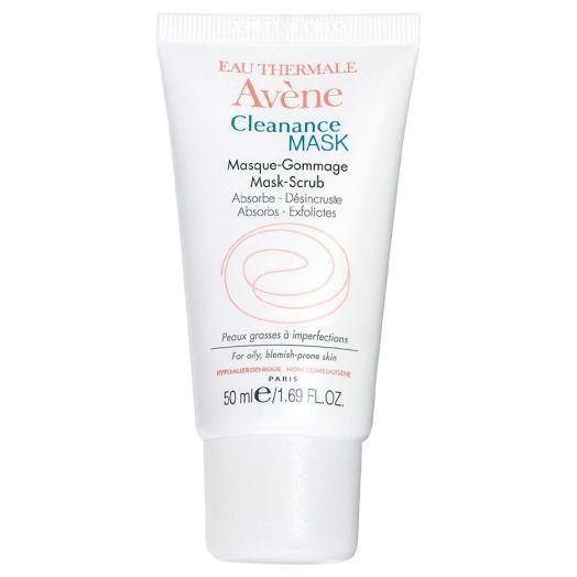 Avene Cleanance MASK, 3-in-1 Clay Exfoliating Mask Scrub for Acne Prone Skin