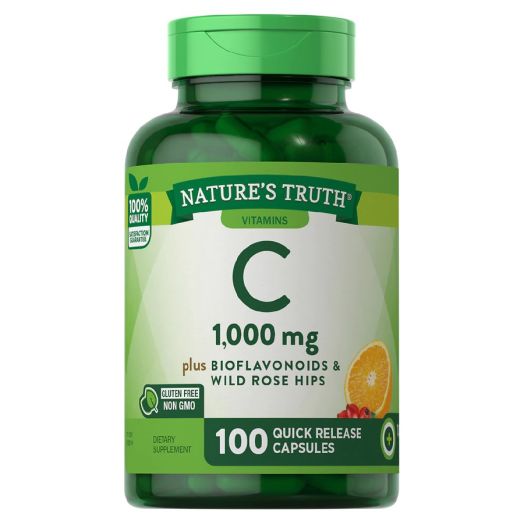 Nature's Truth Vitamin C 1000 mg plus Bioflavonoids & Wild Rose Hips