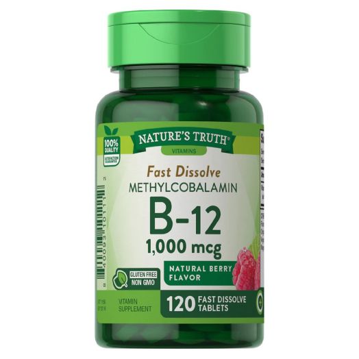 Nature's Truth Sublingual Methylcobalamin B-12 1000mcg Berry