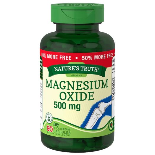 Nature's Truth Magnesium Oxide 500mg