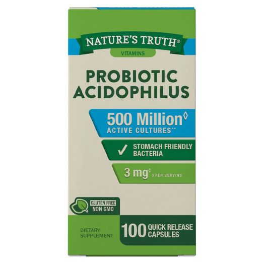 Nature's Truth Probiotic Acidophilus 500 Million