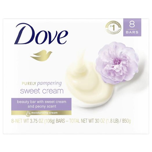 Dove Purely Pampering Beauty Bars Sweet Cream and Peony