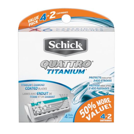 Schick Quattro Titanium Cartridges