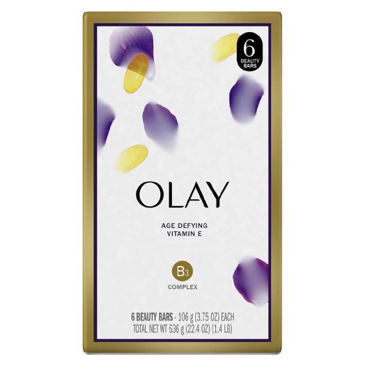 Olay Moisture Outlast Beauty Bars Vitamin E and Vitamin B3 Complex 6 bars, 3.75 oz each