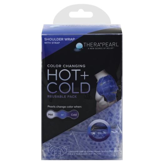 TheraPearl Color Changing Shoulder Wrap Blue