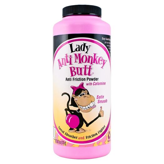 Anti Monkey Butt Women's Body Powder - Prevents Chafing and Absorbs Sweat - Talc Free