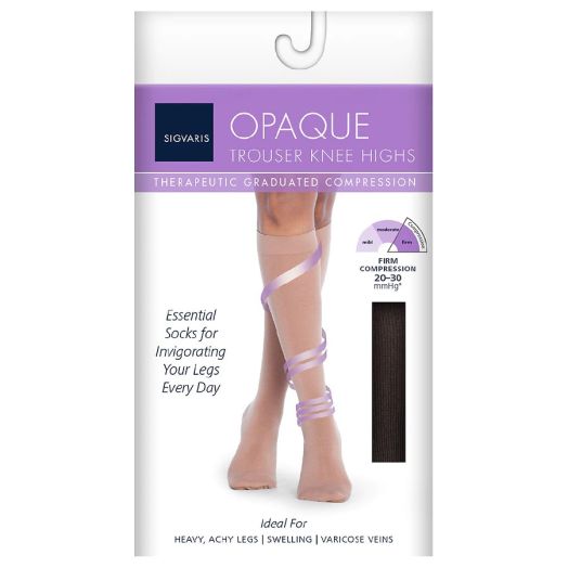 Sigvaris Opaque Trouser Knee Highs