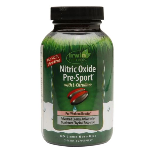 Irwin Naturals Nitric Oxide Pre-Sport with L-Citrulline, Softgels