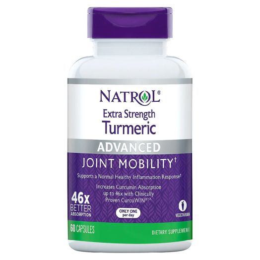 Natrol Extra Strength, High Absorption, Advanced Joint Mobility Turmeric Capsules