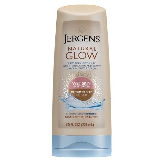 Jergens Natural Glow Wet Skin Lotion Medium to Tan Skin Tones
