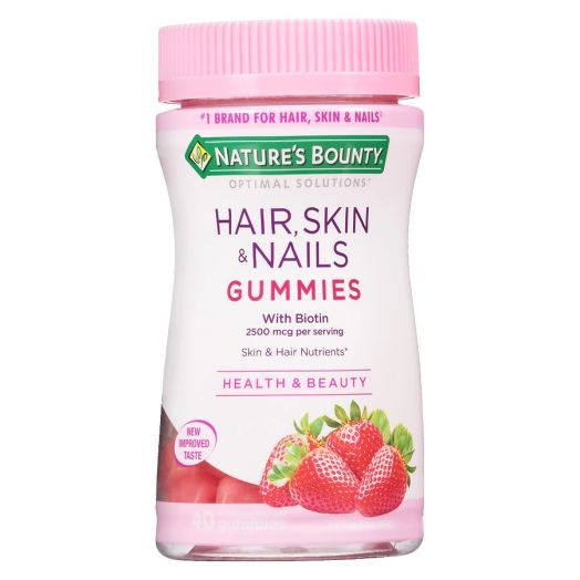Nature's Bounty Optimal Solutions Hair Skin Nails Gummies