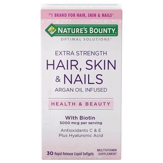 Nature's Bounty Optimal Solutions Hair Skin Nails Softgels