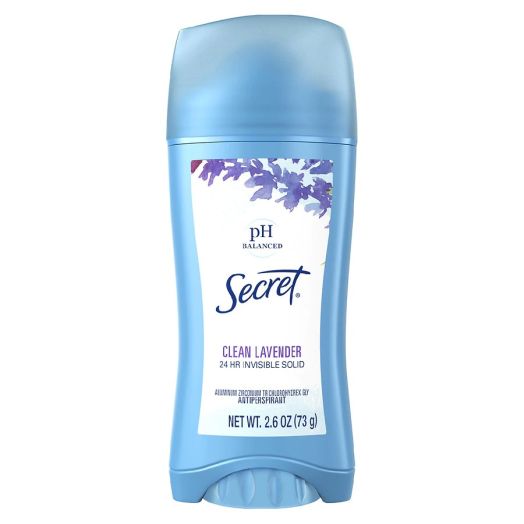 Secret Invisible Solid Antiperspirant Deodorant Clean Lavender