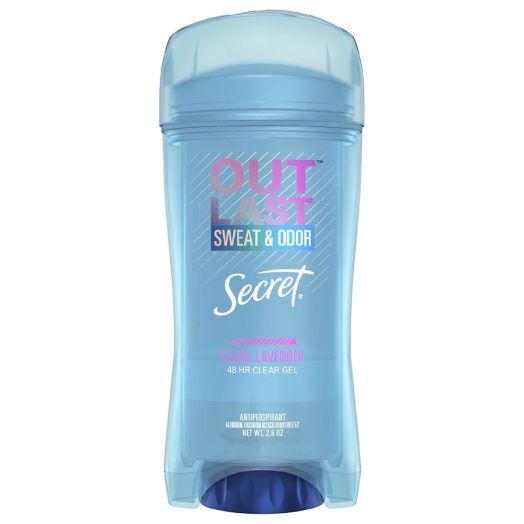 Secret Outlast Clear Gel Antiperspirant and Deodorant Clean Lavender