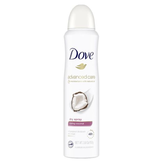 Dove Dry Spray Antiperspirant Deodorant Caring Coconut