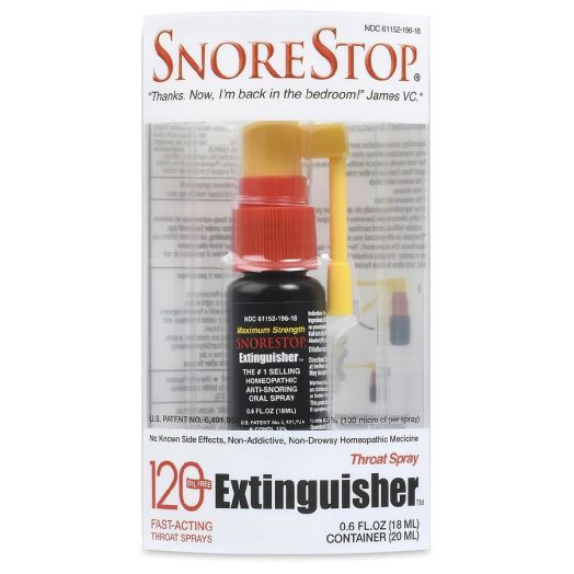 SnoreStop Extinguisher Anti-Snoring Throat Spray