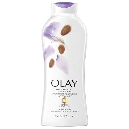 Olay Daily Moisture Body Wash Almond Milk, 22 oz