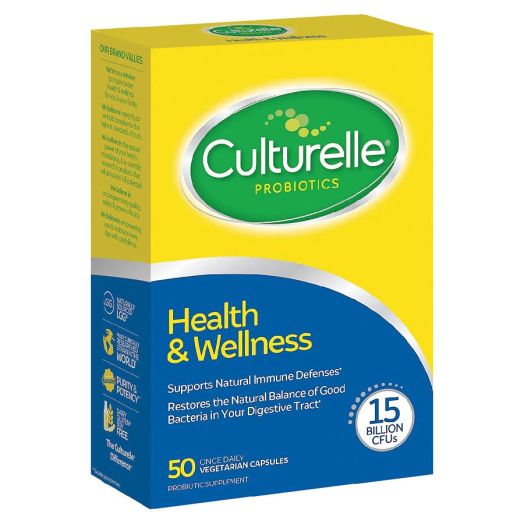 Culturelle Health & Wellness Daily Probiotic Immune Support Capsules