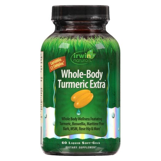 Irwin Naturals Whole-Body Turmeric Extra Liquid Softgels