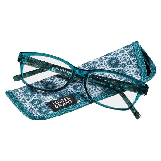 Foster Grant Pearla Reading Glasses +1.50 Teal