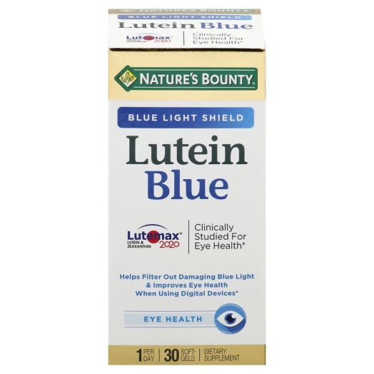 Nature's Bounty Lutein Blue Softgels