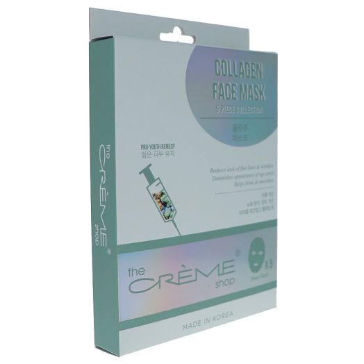 The Creme Shop Collagen Sheet Face Mask 5pc Collection