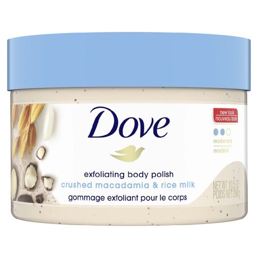Dove Exfoliating Body Polish Macadamia & Rice Milk