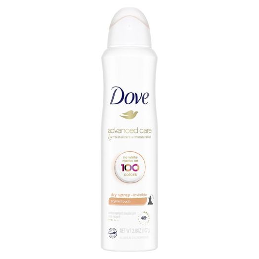 Dove Advanced Care Dry Spray Antiperspirant Deodorant Crystal Touch