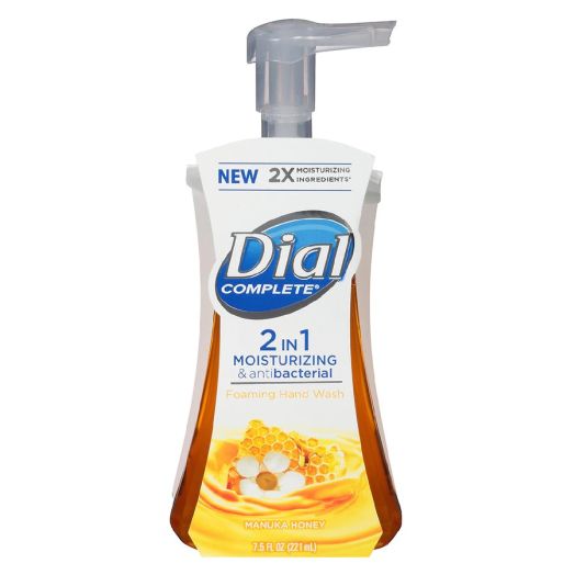 Dial Complete 2 in 1 Moisturizing & Antibacterial Foaming Hand Wash Manuka Honey