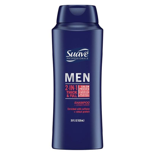 Suave Men Thick & Full 2 in 1 Shampoo and Conditioner