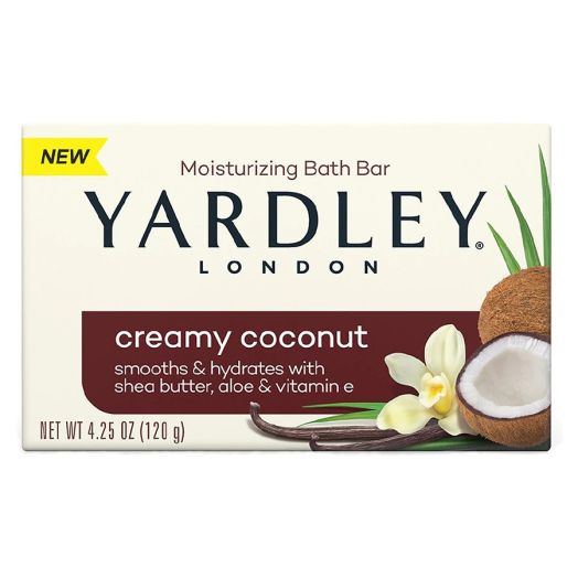 Yardley London Naturally Moisturizing Bath Bar Creamy Coconut