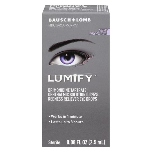 Bausch + Lomb Lumify Redness Reliever Eye Drops .08 oz