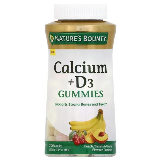 Nature's Bounty Calcium + D3 Gummies