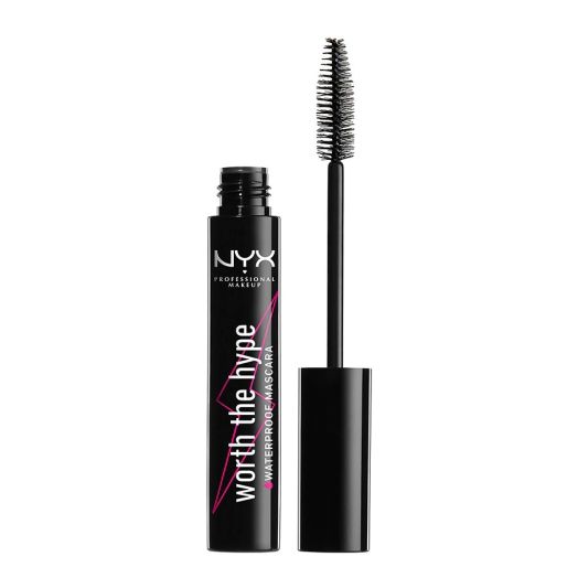 NYX Professional Makeup Worth The Hype Volumizing & Lengthening Waterproof Mascara, Black