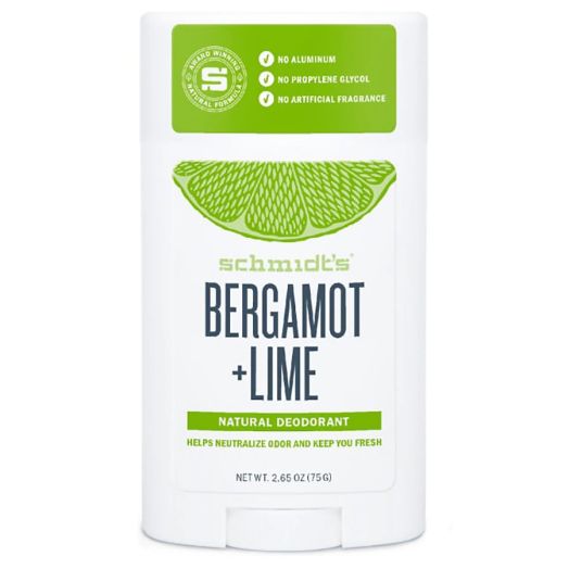 Schmidt's Natural Deodorant Bergamot + Lime