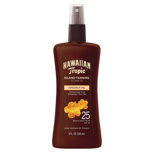 Hawaiian Tropic Island Tanning Dry Oil Spray SPF 25