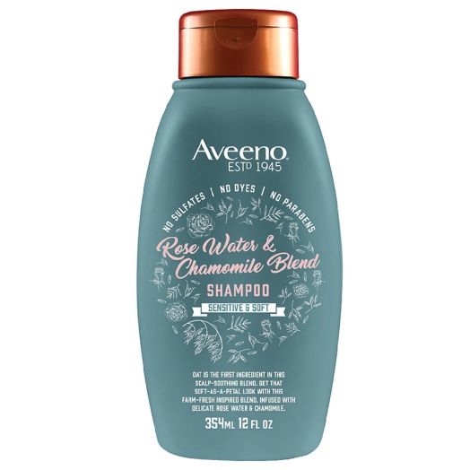 Aveeno Rose Water And Chamomile Blend Shampoo